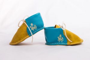 chaussons bébé cuir Saintes