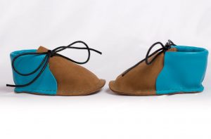 chaussons bébé cuir sur-mesure Bordeaux
