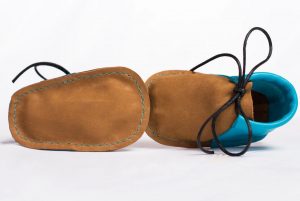 chaussons bébé cuir sur-mesure Nouvelle-Aquitaine