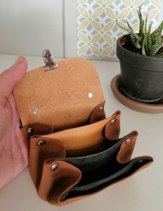 portefeuille création cuir artisan rochefort